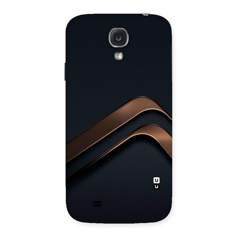 Dark Gold Stripes Back Case for Samsung Galaxy S4
