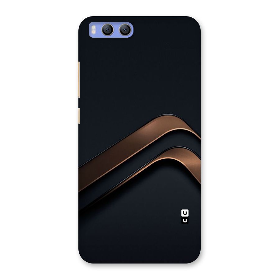Dark Gold Stripes Back Case for Xiaomi Mi 6