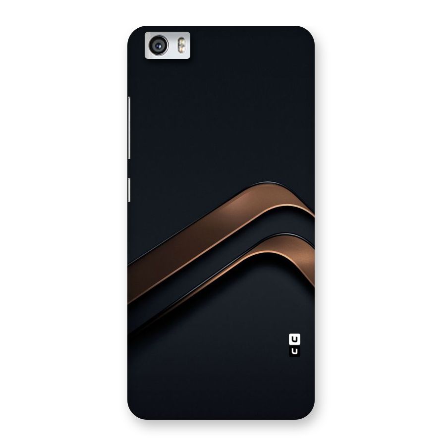 Dark Gold Stripes Back Case for Xiaomi Redmi Mi5