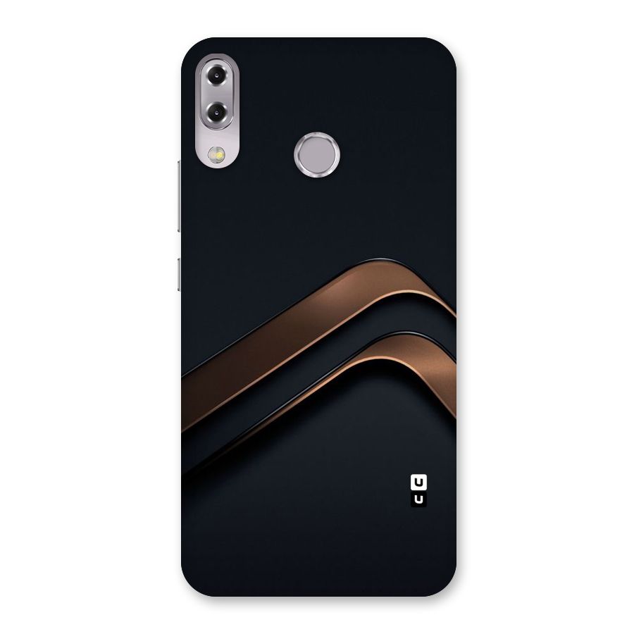 Dark Gold Stripes Back Case for Zenfone 5Z