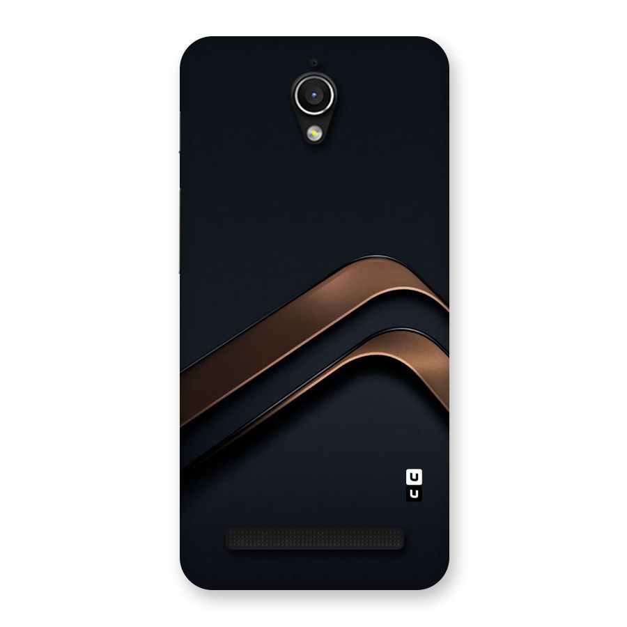 Dark Gold Stripes Back Case for Zenfone Go