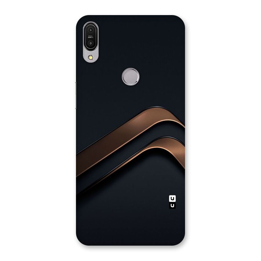 Dark Gold Stripes Back Case for Zenfone Max Pro M1