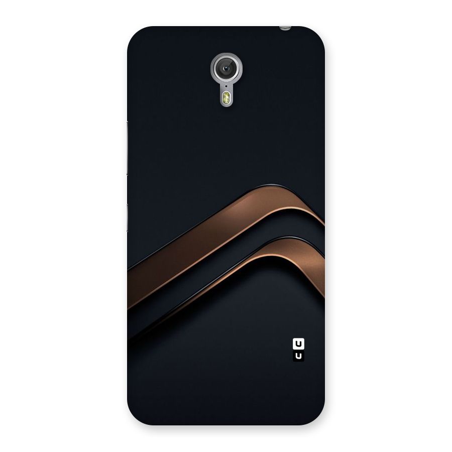 Dark Gold Stripes Back Case for Zuk Z1