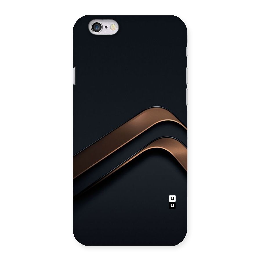 Dark Gold Stripes Back Case for iPhone 6 6S