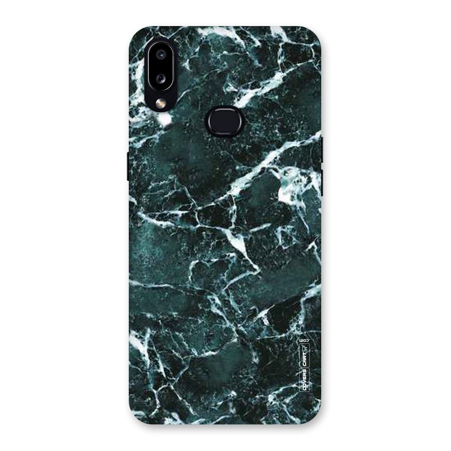 Dark Green Marble Back Case for Galaxy A10s