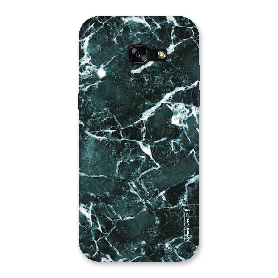 Dark Green Marble Back Case for Galaxy A5 2017