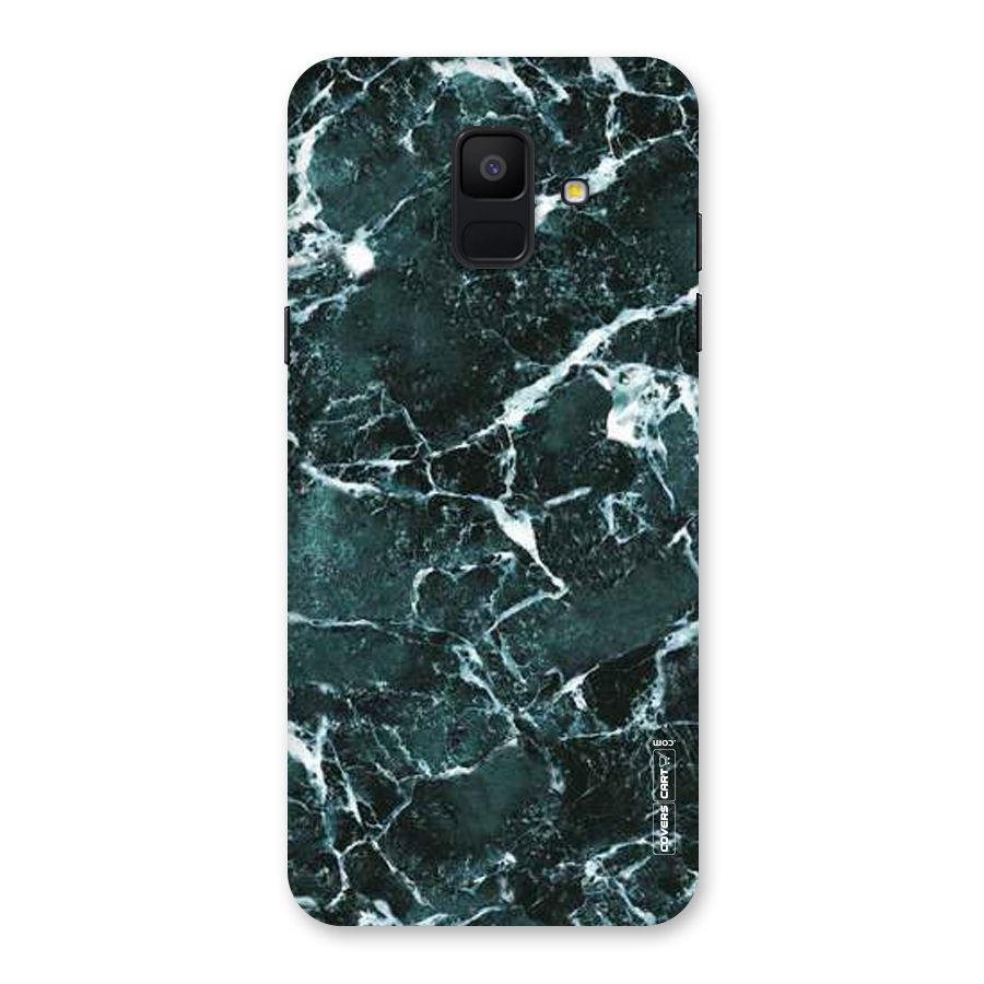 Dark Green Marble Back Case for Galaxy A6 (2018)