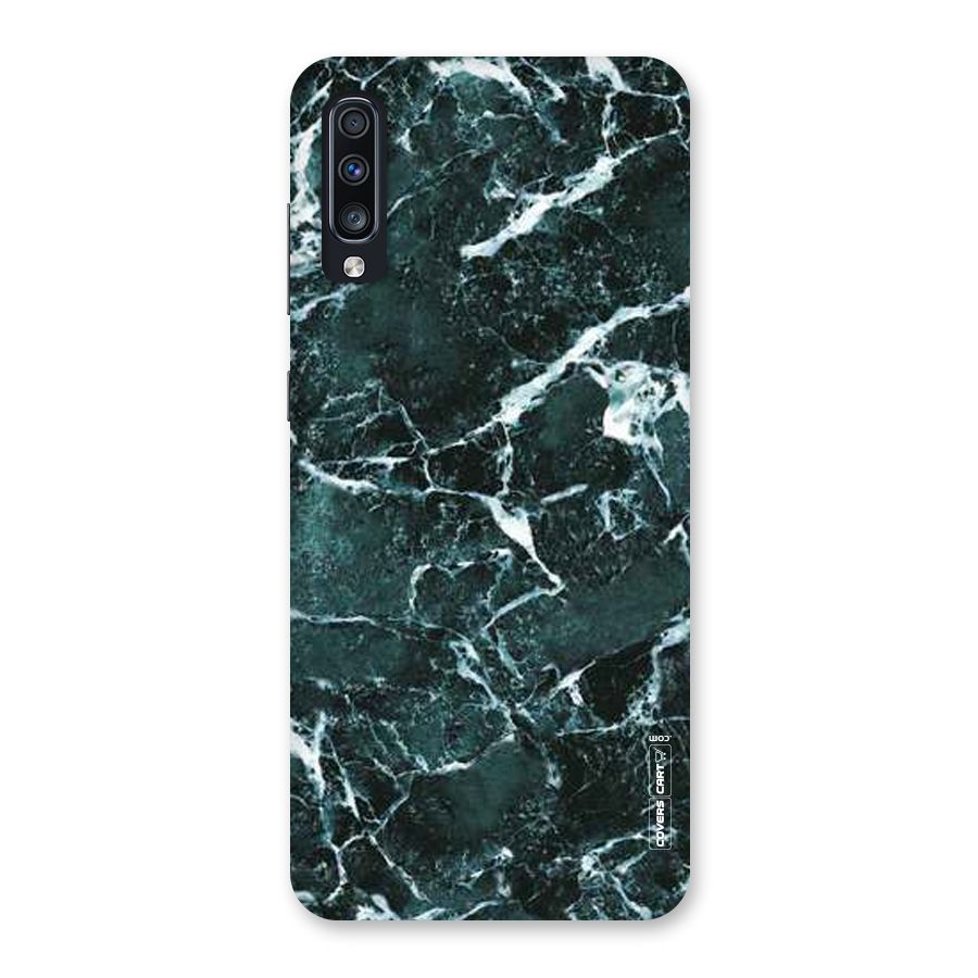Dark Green Marble Back Case for Galaxy A70s