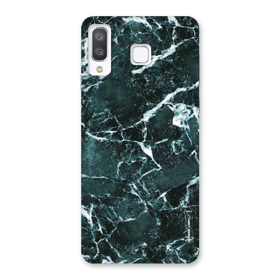 Dark Green Marble Back Case for Galaxy A8 Star
