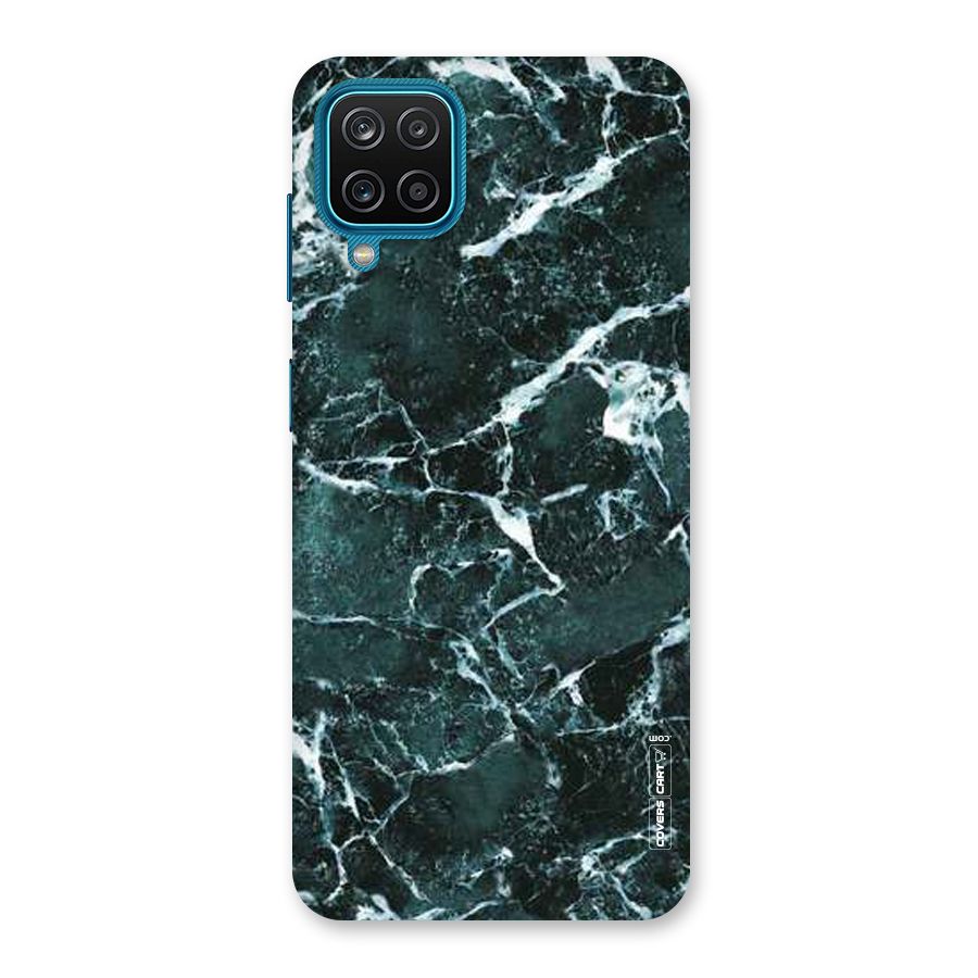 Dark Green Marble Back Case for Galaxy F12