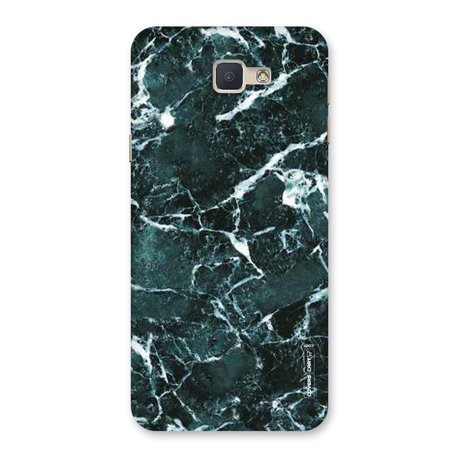 Dark Green Marble Back Case for Galaxy J5 Prime