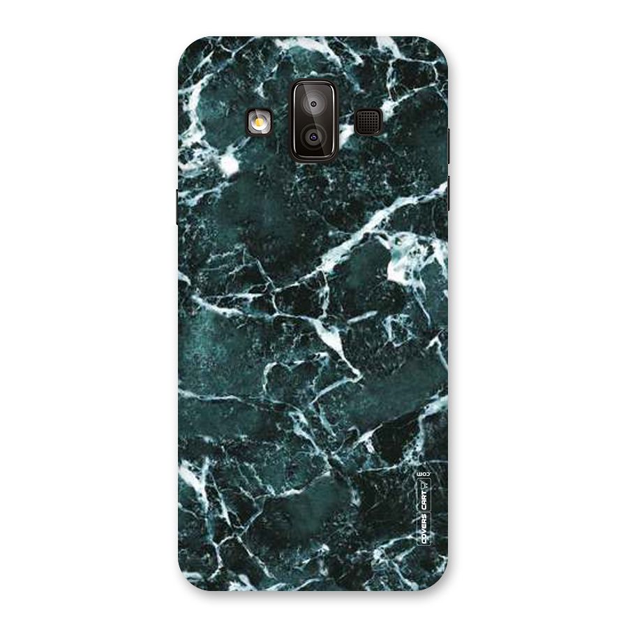 Dark Green Marble Back Case for Galaxy J7 Duo