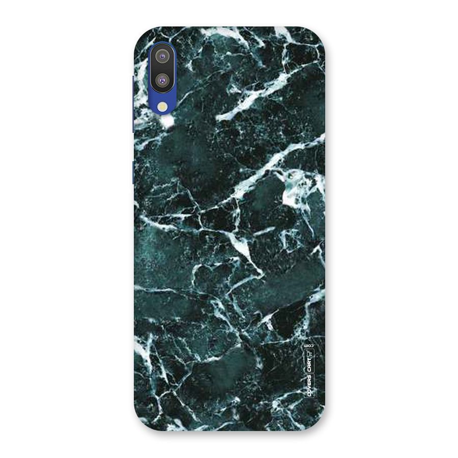 Dark Green Marble Back Case for Galaxy M10