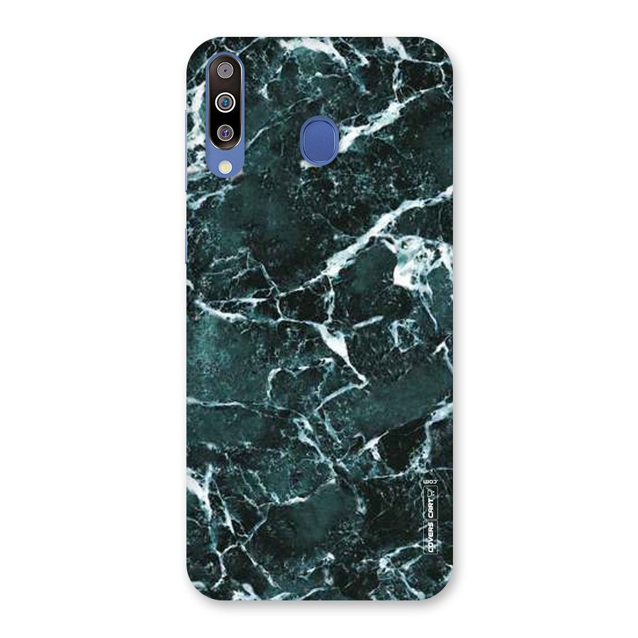 Dark Green Marble Back Case for Galaxy M30