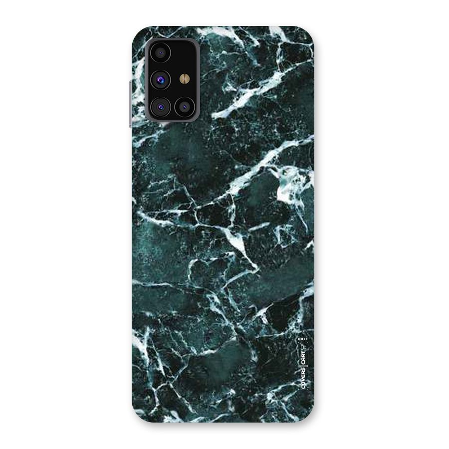 Dark Green Marble Back Case for Galaxy M31s
