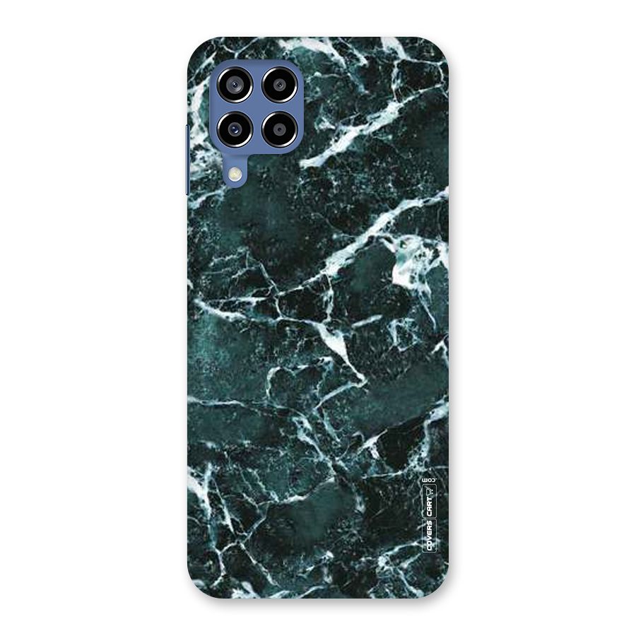 Dark Green Marble Back Case for Galaxy M53 5G