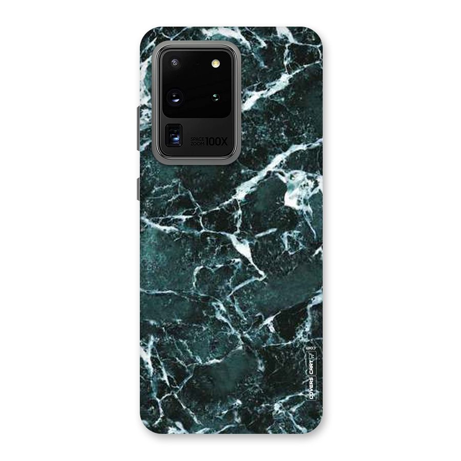 Dark Green Marble Back Case for Galaxy S20 Ultra