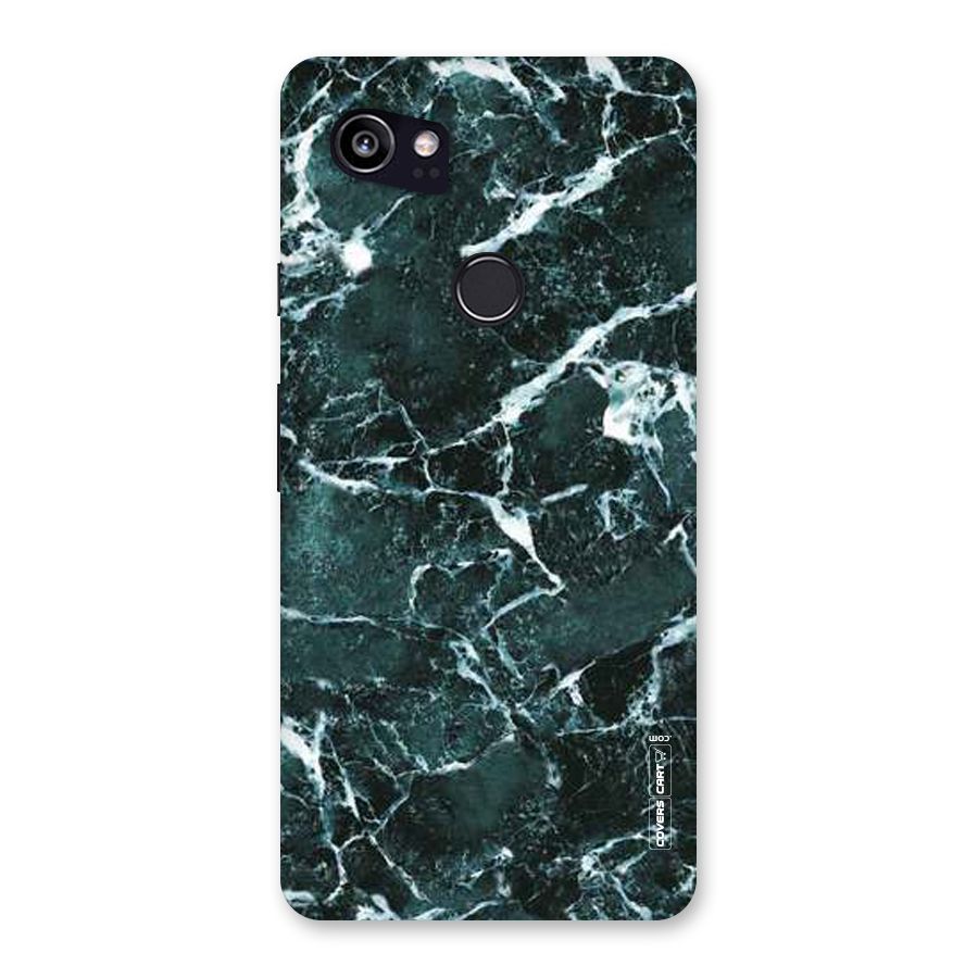 Dark Green Marble Back Case for Google Pixel 2 XL