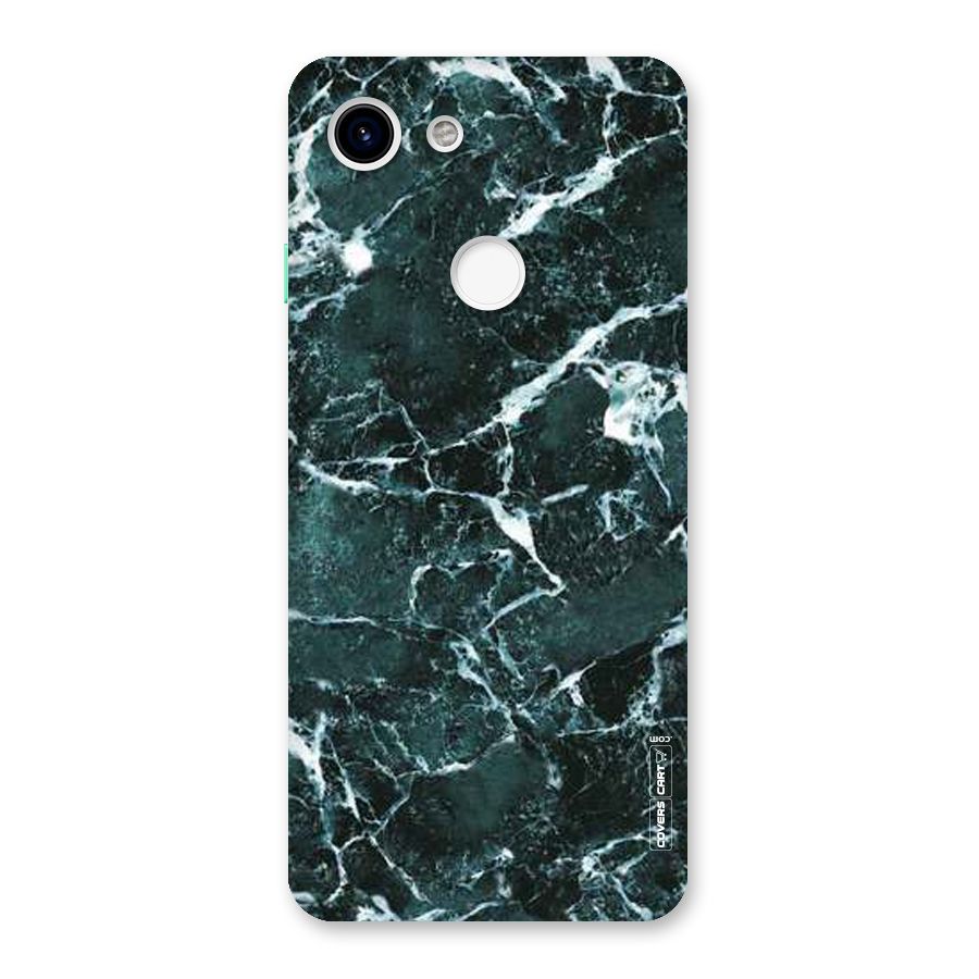 Dark Green Marble Back Case for Google Pixel 3
