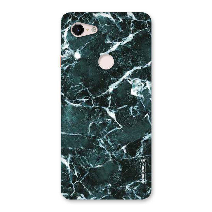 Dark Green Marble Back Case for Google Pixel 3 XL