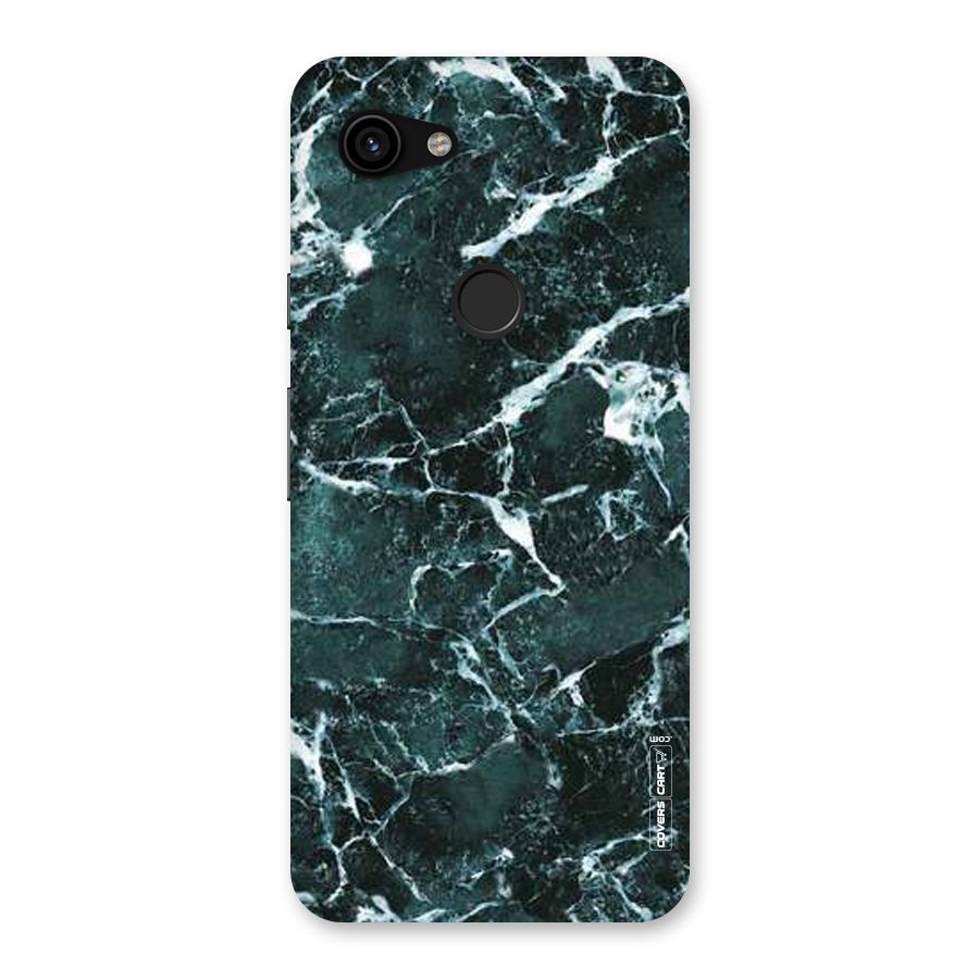 Dark Green Marble Back Case for Google Pixel 3a