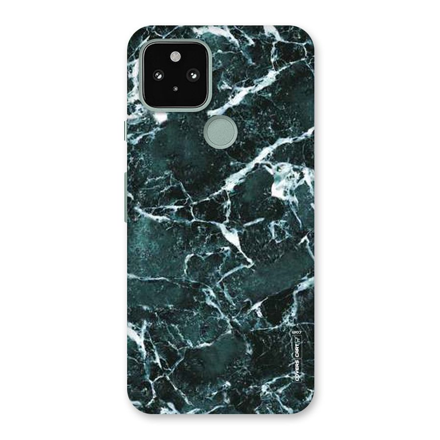 Dark Green Marble Back Case for Google Pixel 5