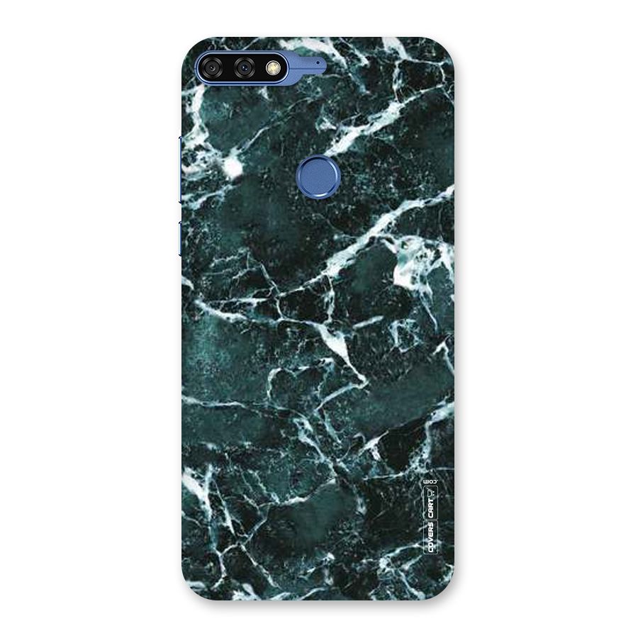 Dark Green Marble Back Case for Honor 7C