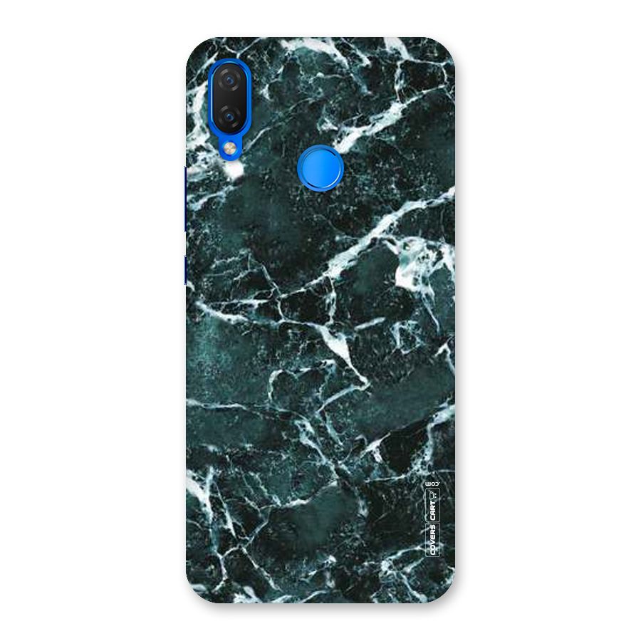 Dark Green Marble Back Case for Huawei P Smart+