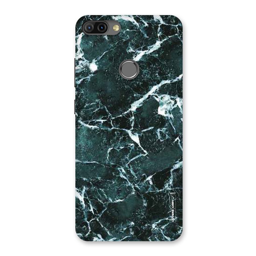 Dark Green Marble Back Case for Infinix Hot 6 Pro