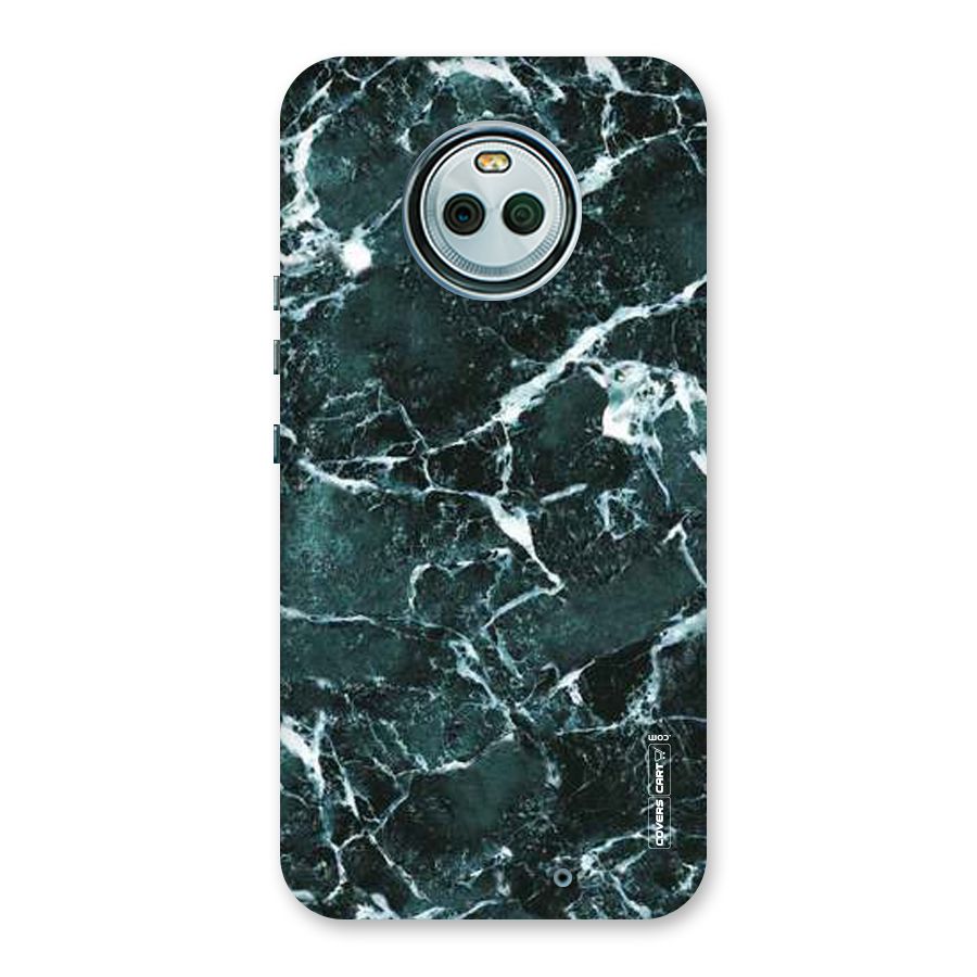 Dark Green Marble Back Case for Moto X4
