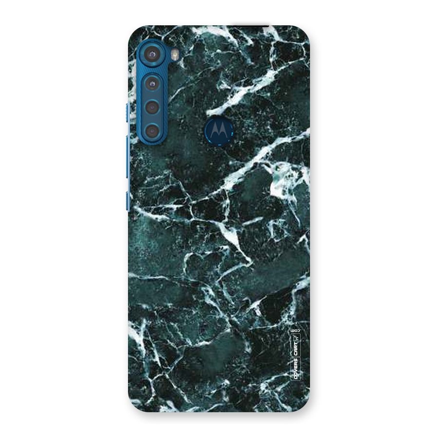 Dark Green Marble Back Case for Motorola One Fusion Plus