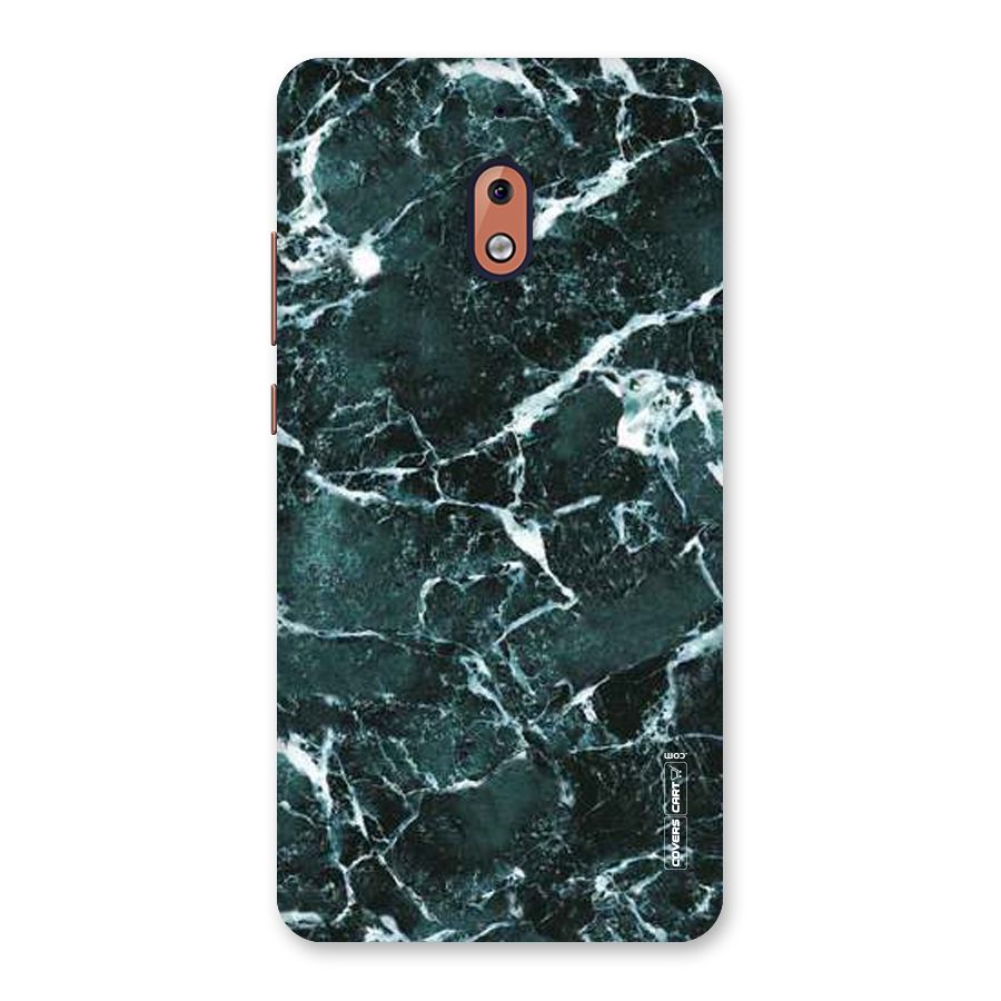 Dark Green Marble Back Case for Nokia 2.1