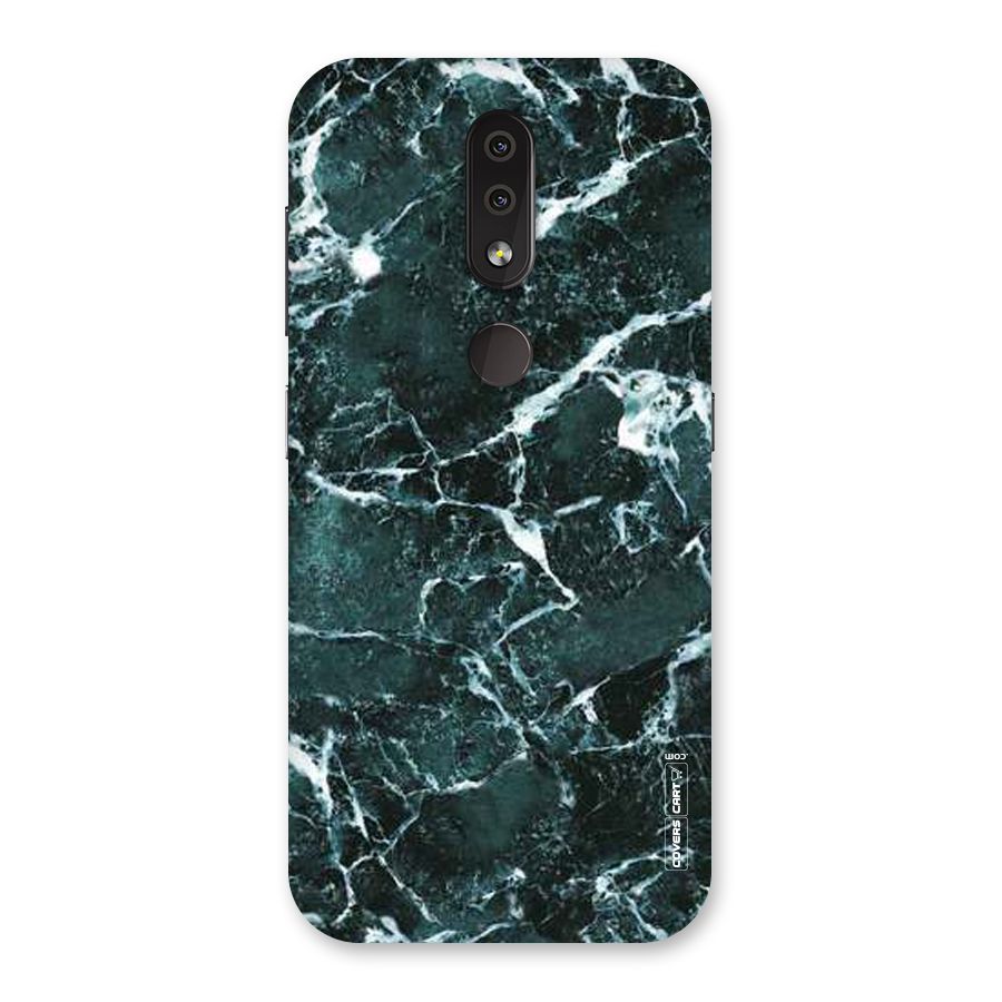 Dark Green Marble Back Case for Nokia 4.2