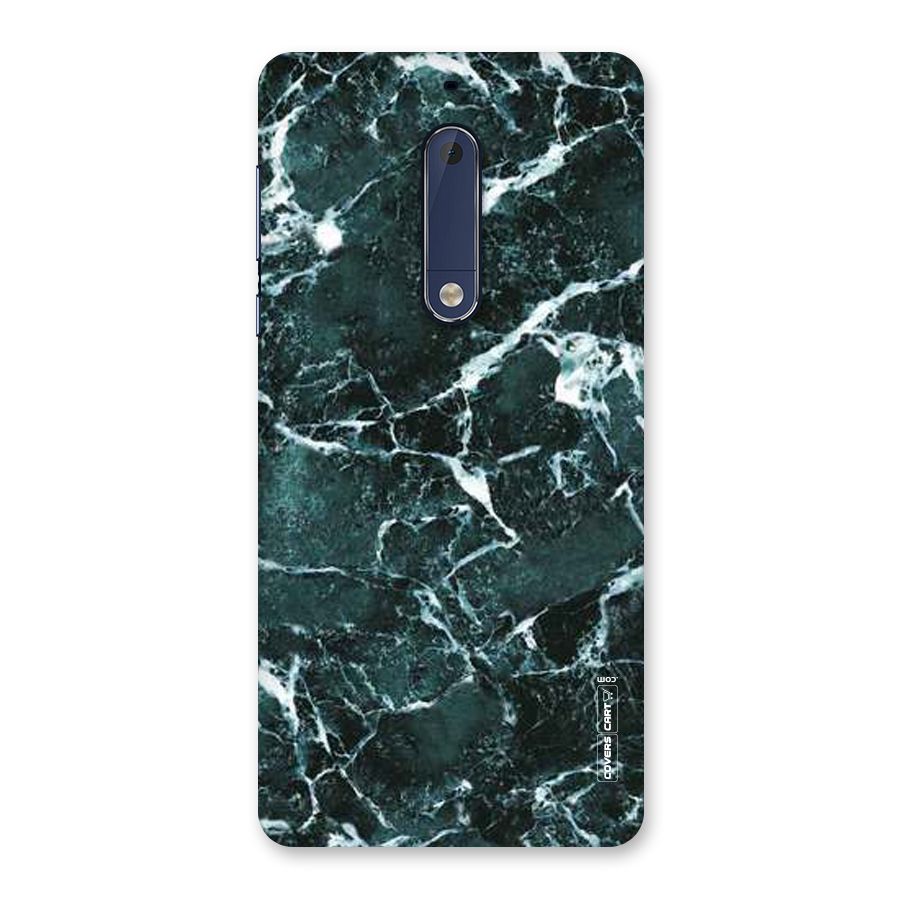 Dark Green Marble Back Case for Nokia 5