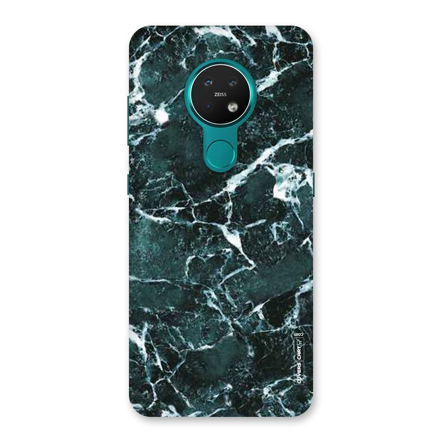 Dark Green Marble Back Case for Nokia 7.2