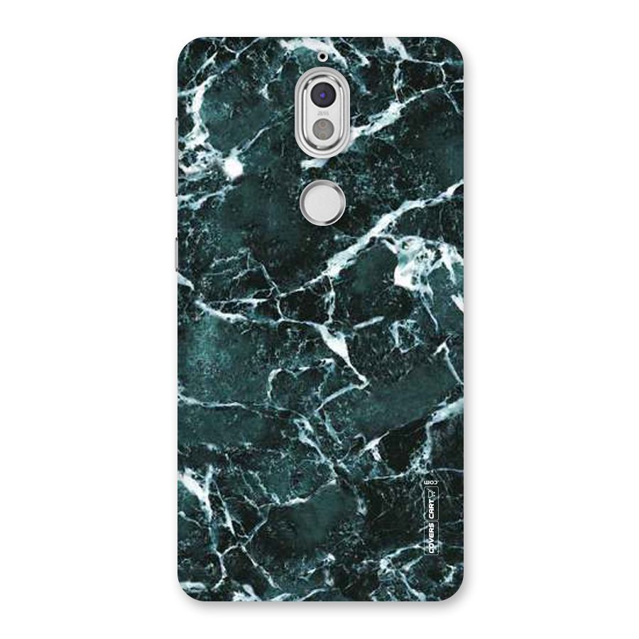 Dark Green Marble Back Case for Nokia 7