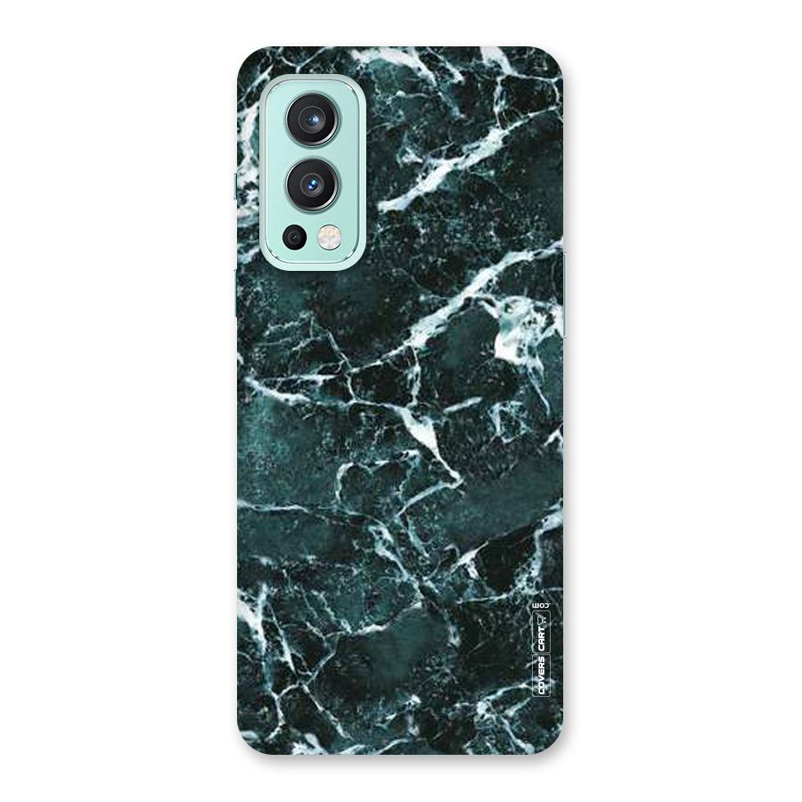 Dark Green Marble Back Case for OnePlus Nord 2 5G