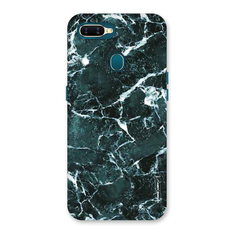 Dark Green Marble Back Case for Oppo A11k