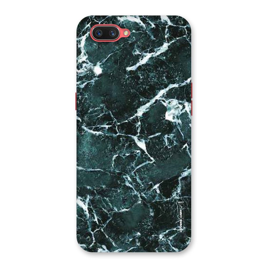 Dark Green Marble Back Case for Oppo A3s