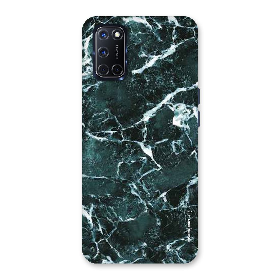 Dark Green Marble Back Case for Oppo A52