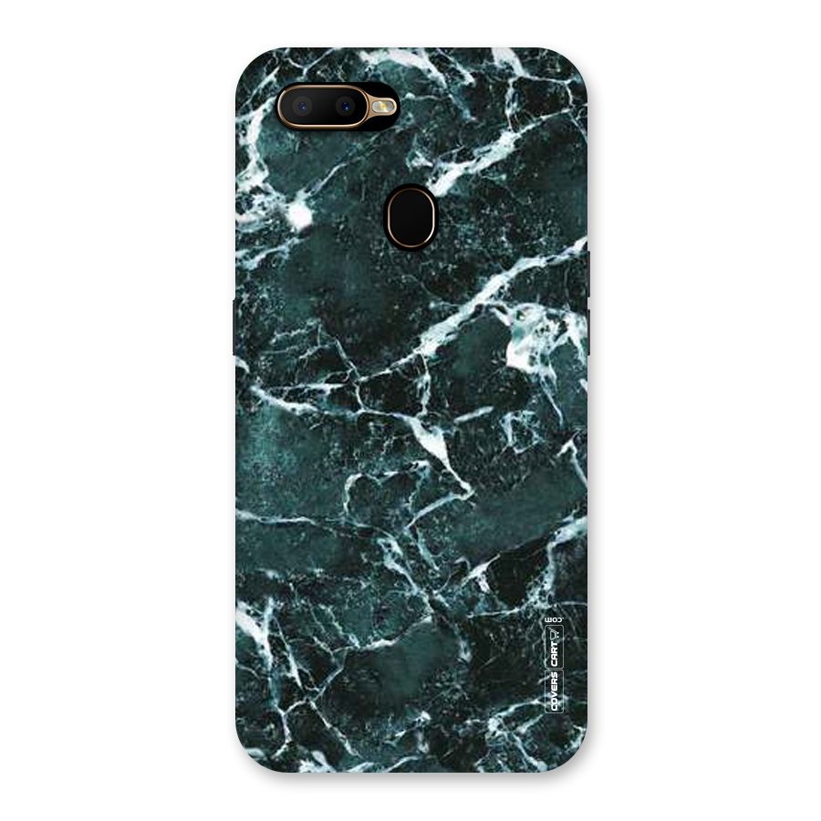Dark Green Marble Back Case for Oppo A5s