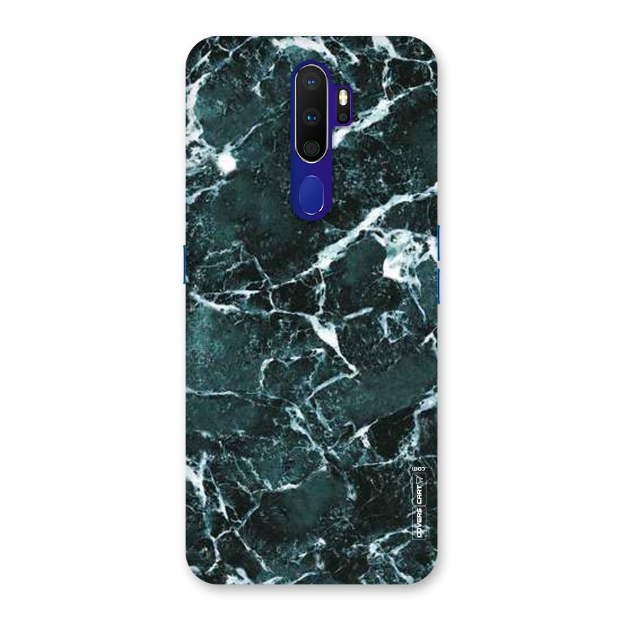 Dark Green Marble Back Case for Oppo A9 (2020)