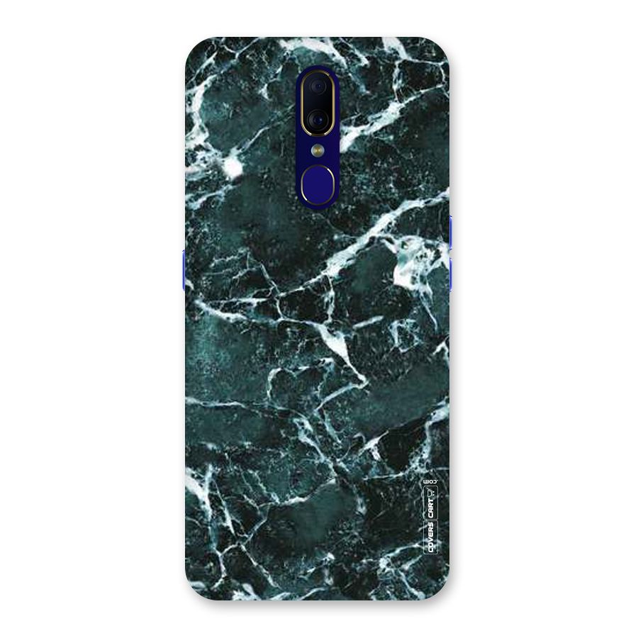 Dark Green Marble Back Case for Oppo F11