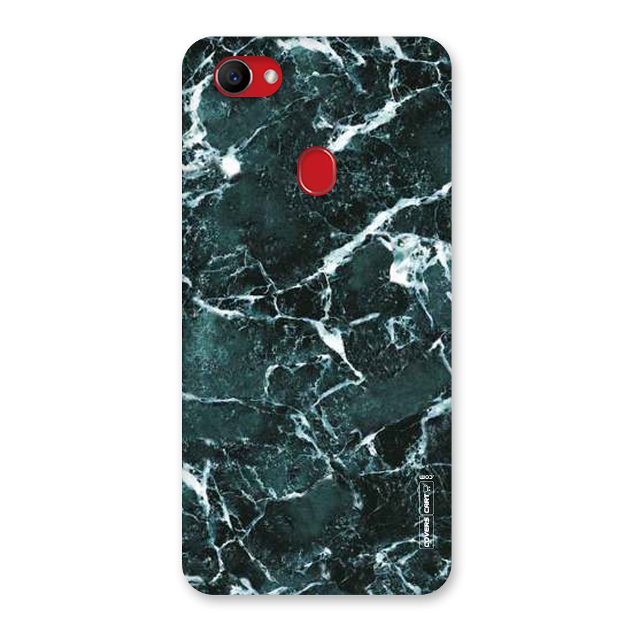 Dark Green Marble Back Case for Oppo F7