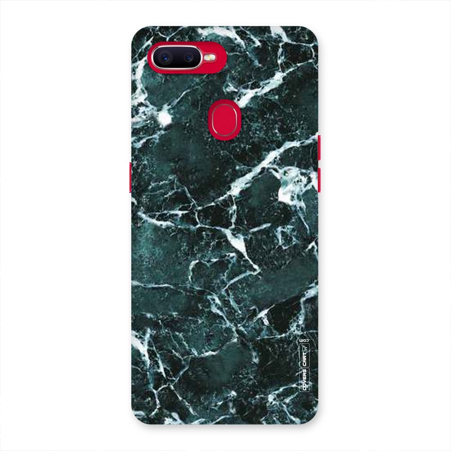 Dark Green Marble Back Case for Oppo F9 Pro