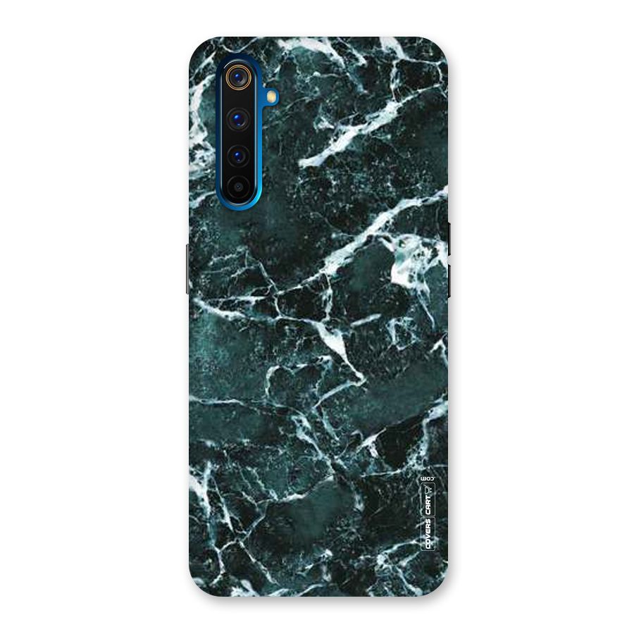 Dark Green Marble Back Case for Realme 6 Pro