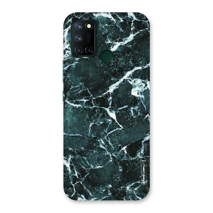 Dark Green Marble Back Case for Realme 7i