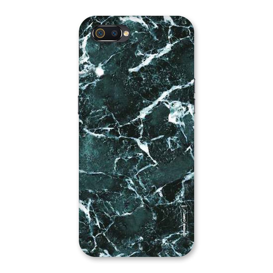 Dark Green Marble Back Case for Realme C2