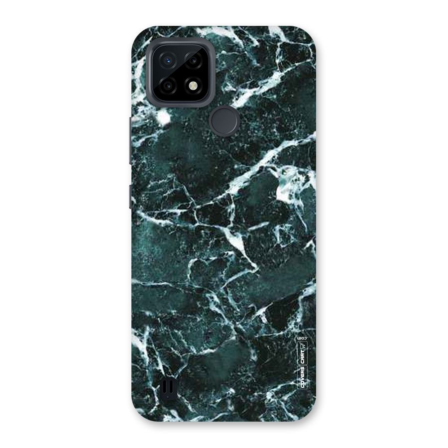 Dark Green Marble Back Case for Realme C21