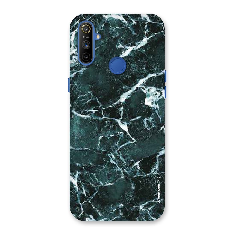 Dark Green Marble Back Case for Realme Narzo 10A